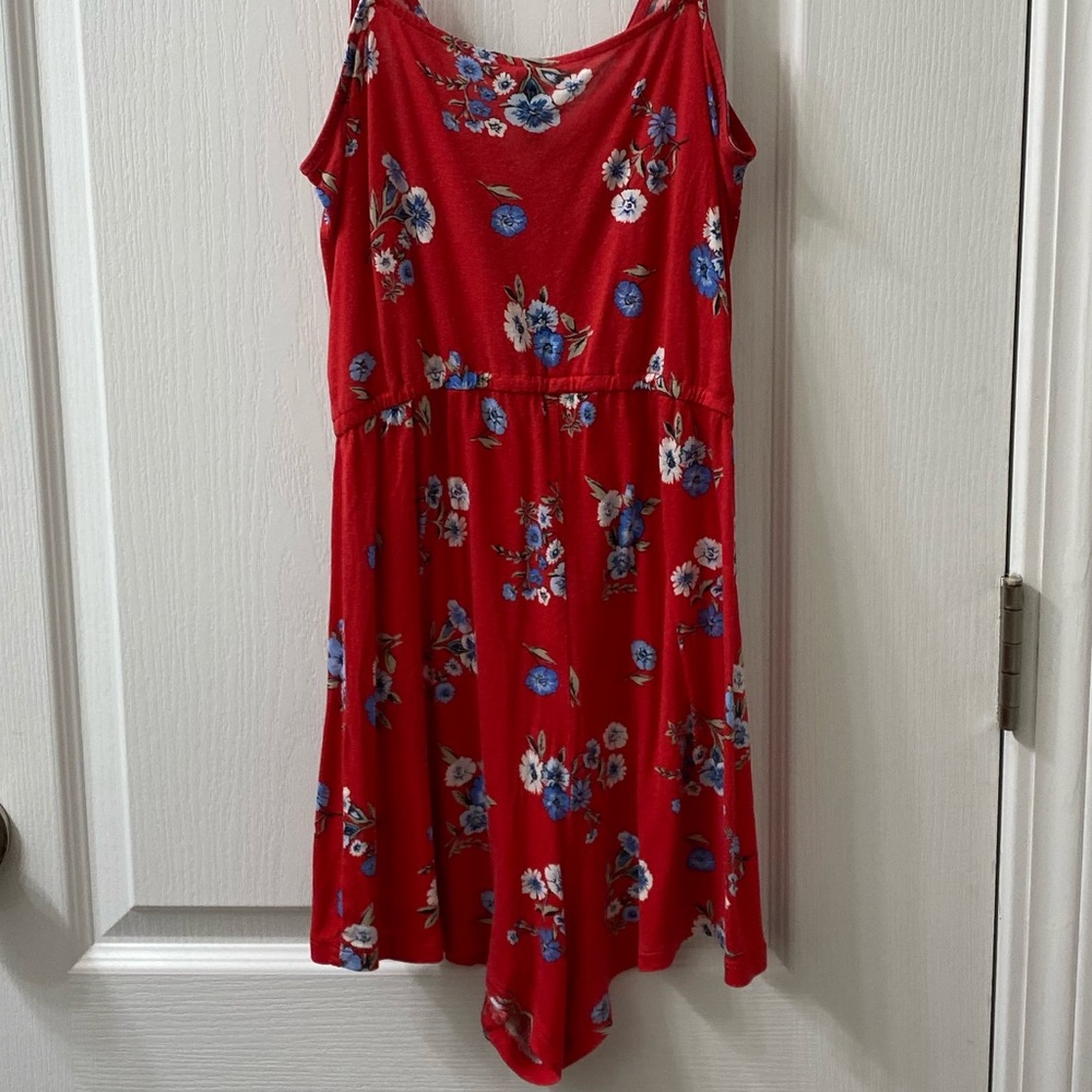 Red Floral H&M Romper